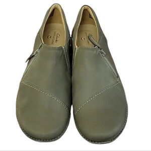 NWT Clark Unstructured Appley Zip Shoes